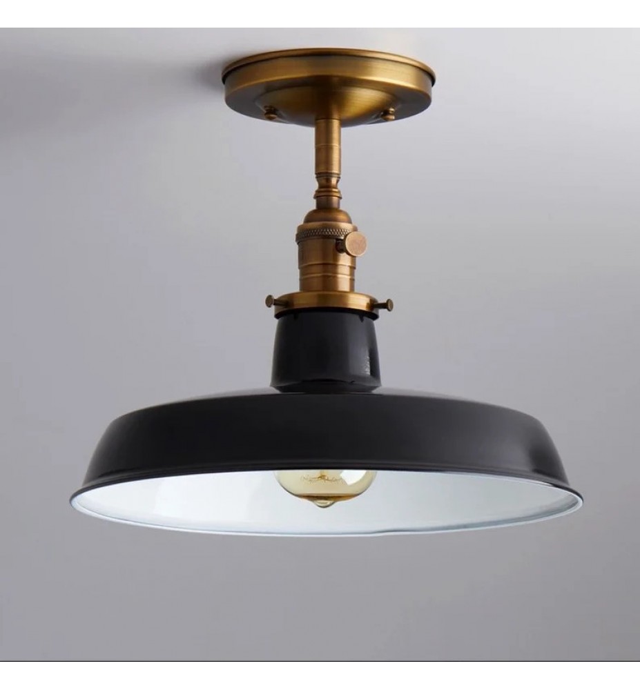 Benjamin Style Semi-Flush Ceiling Light Fixture