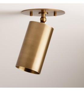 Mid-Century Modern Dimmable Semi-Flush Light