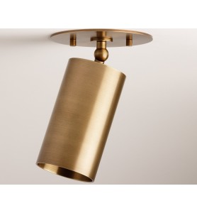 Mid-Century Modern Dimmable Semi-Flush Light