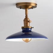 Semi-recessed light fixtures farmhouse barn lights