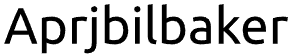 Aprjbilbaker